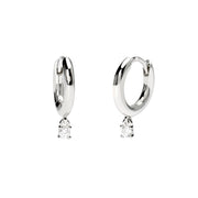 Mabina Orecchini a cerchio con pendente in diamante lab-grown 563895